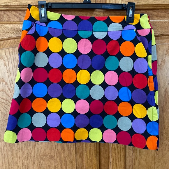 Loudmouth Colorful Polka Dot Skirt - Picture 1 of 2